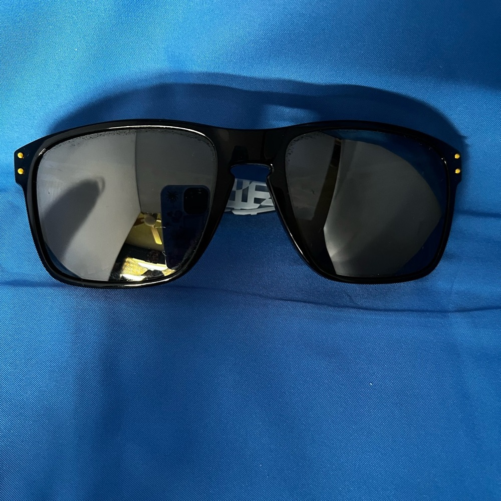 Oakley Black and Gold Sunglasses